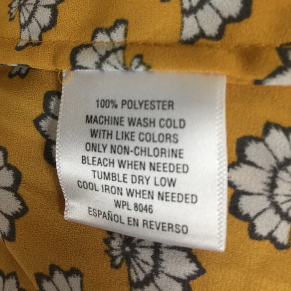 Charter Club Sahara Gold Ruffled Blouse - Picture 5 of 5